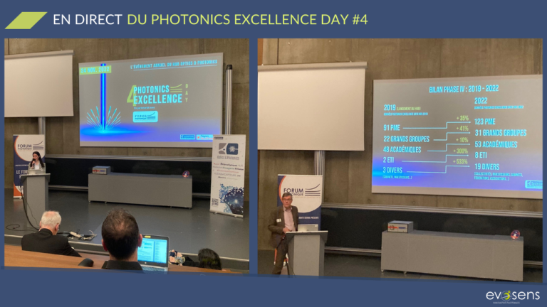 Présentation d'accueil par les intervenants lors du Photonics Excellence Day 2022 à l'Institutd'Optique Graduate School
