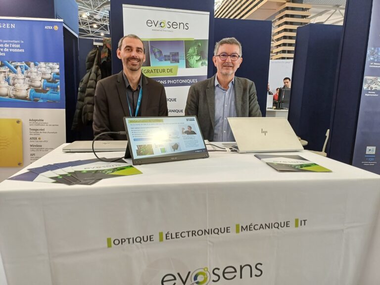 Photo du stand Evosens au salon Global Industrie 2025